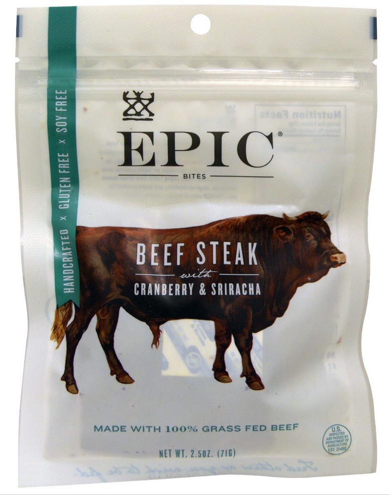 epic bites beef steak cranberry sriracha