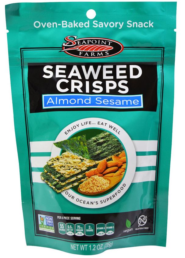 seaweed almond crisps