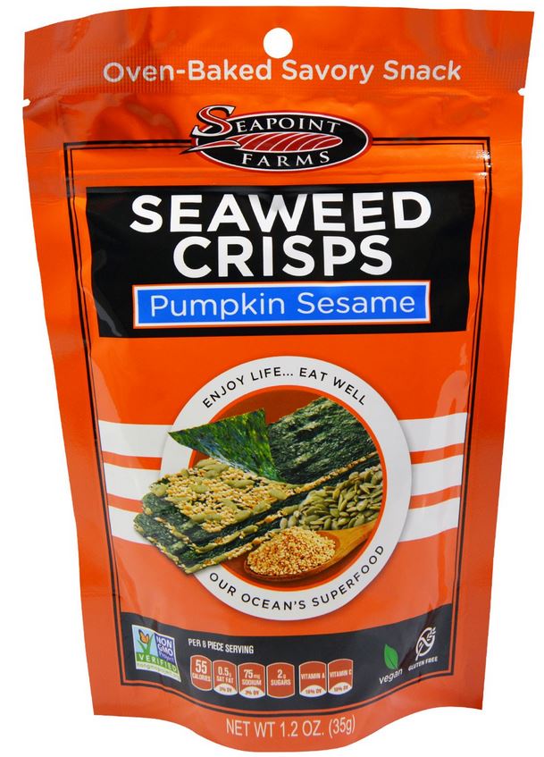 seaweed crisps pumpkin