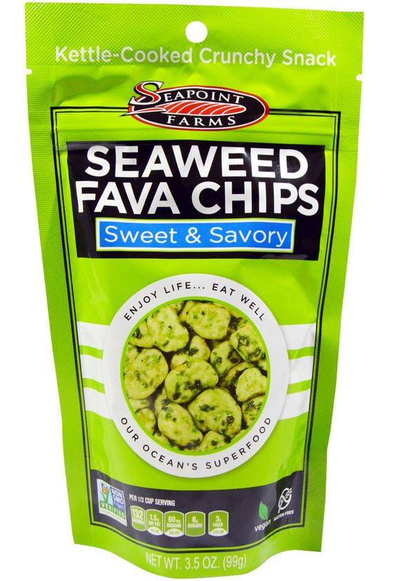 seaweed fava chips
