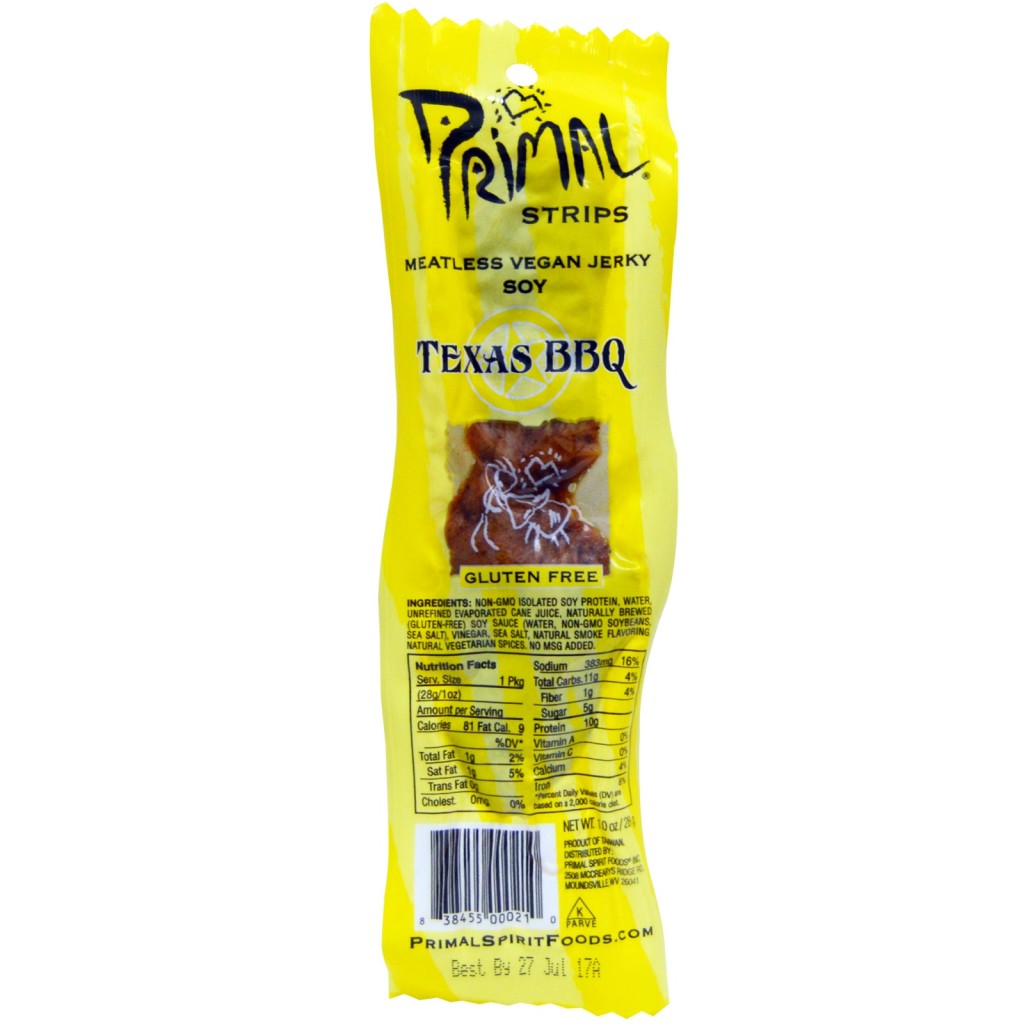 primal strips texas bbq vegan jerky