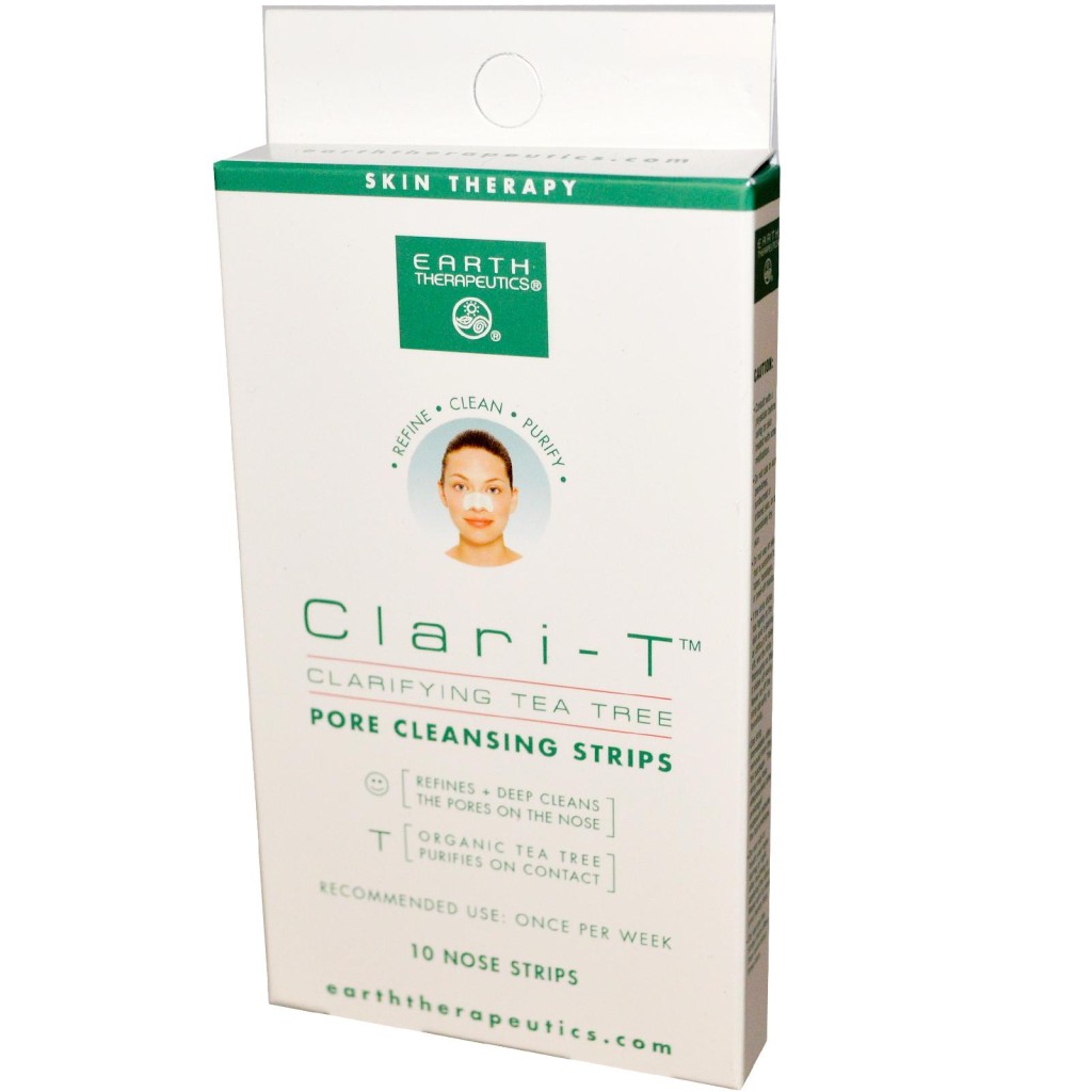Earth Therapeutics, Clari-T, Pore Cleansing Strips, Clarifying Tea Tree, 10 Nose Strips - iherb