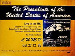 Poster - PUSA / Presidents Of The USA - Promo - Lump
