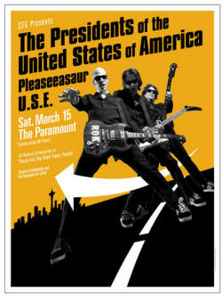08 - Tour Poster - presidents of the usa / Pusa - Show