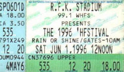 Poster - Ticket - HFStival - 96 - PUSA / Presidents Of The USA