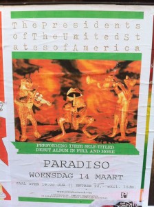 Presidents_of_the_usa_PUSA_Paradiso_Poster_NL_self_titled