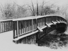 Winter 2012 in Finland - Black & White snowy bridge