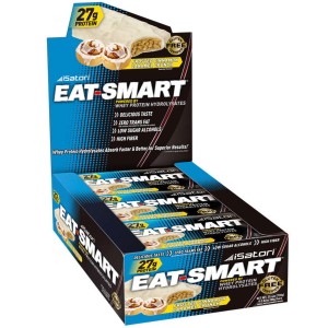 Isatori Eat-Smart Bar Frosted Cinnamon Caramel Crunch 9 Bars
