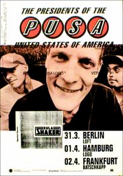 Poster - 96 - Presidents Of The USA / PUSA - Promo tour 