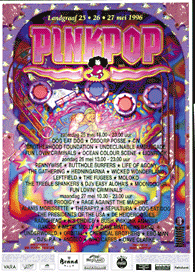 Poster - Pink Pop - PUSA / Presidents Of USA 96 - Holland