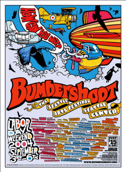 Poster - PUSA / Presidents Of The USA - Bumbershoot festival
