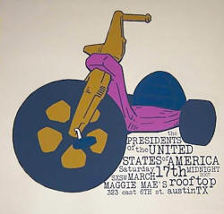2007 Tour Poster - Presidents Of The USA / PUSA at SXSW Show