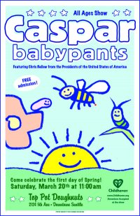 Poster - Caspar Babypants (Chris Ballew) - Casper Baby pants