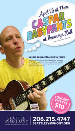 2011 - Caspar Babypants Poster - Seattle Center